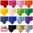 thumbnail image 3 of Manteles reutilizables de plástico sin BPA, cubierta desechable para mesa de comedor de 54x72 pulgadas, para fiestas, Picnic, Camping, al aire libre, 1 unidad, 3 of 4