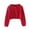 Red, variant on Hotiary 9M-7Y Toddler Girls Open Front Knit Cardigan Sweater Baby Kids Long Sleeve Bolero Shrug Dress Up Cropped Jacket Tops