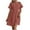 Red#2, variant on XUNKUSGA Summer Dresses for Women 2025 Puff Sleeve Elegant Boho Cocktail Dresses Ruffle Midi Dresses High Neck Graduation Dress Plus Size M-5XL