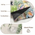 thumbnail image 6 of Round Area Rug 5 Ft, Easter Washable Non-Slip Circle Carpet for Living Room/Bedroom, Eggs Gnomes Bunny Elegant Pastoral Rustic Low-Profile Runner Mats Collection Rugs for Indoor, 6 of 7