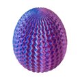 thumbnail image 1 of 3D Printed Maze Egg Toy Stress Relief Educational Labyrinth Egg Storage Box Container Fidget Toy Home Office Easter Decoration, 1 of 8