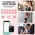 thumbnail image 3 of Tikland Smart Watches for Men Women, Smartwatch Fits for iPhone Android 1.83" HD Fitness Tracker with Call Function, 600 mAh 30 Day Battery Life, 110+ Sport Modes, Fitness Watch, IP68 Waterproof Pink, 3 of 8