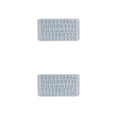 thumbnail image 2 of Wosthever Molde de silicona para dulces suaves con letras mayúsculas en inglés, molde artesanal para hornear Chocolate, gelatina, pastel, dulces, cocina, Type1 NO1 Wosthever CBP259503, 2 of 5