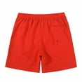thumbnail image 5 of 3 Pcs Mens Swim Trunks With Mesh Liner Quick Dry Bathing Suit Swimswear Black Red Navy Blue Size S, 5 of 9