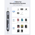 thumbnail image 4 of Lector de tarjetas Dockteck SD 5G Super Speed USB 3.0 A/C negro, 4 of 6