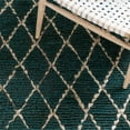 thumbnail image 6 of SAFAVIEH Natural Fiber Ingram Geometric Area Rug, Dark Green/Natural, 6' x 6' Square, 6 of 8