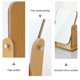 thumbnail image 4 of EeaseMX Espejo de sobremesa de madera con rotación de 360 grados y soporte ajustable., 4 of 7