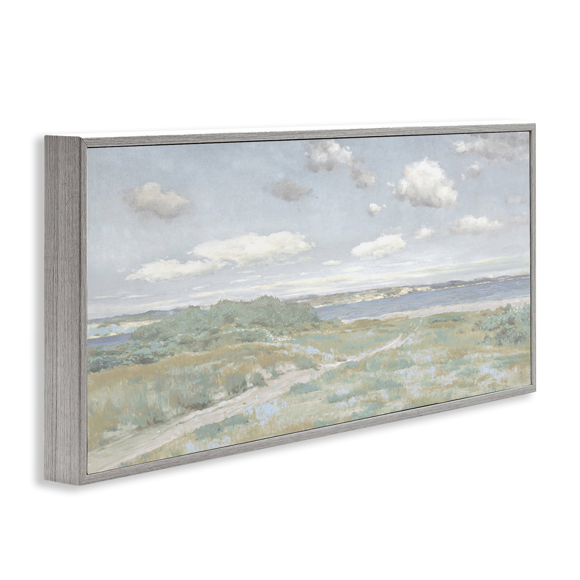 Stupell Industries Path To The Water Gray Framed Giclee Art, design by Christy McKee