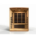 thumbnail image 2 of Dynamic Lugano 3-Person Full Spectrum Near Zero EMF (Under 2MG) FAR Infrared Sauna (Canadian Hemlock), 2 of 4
