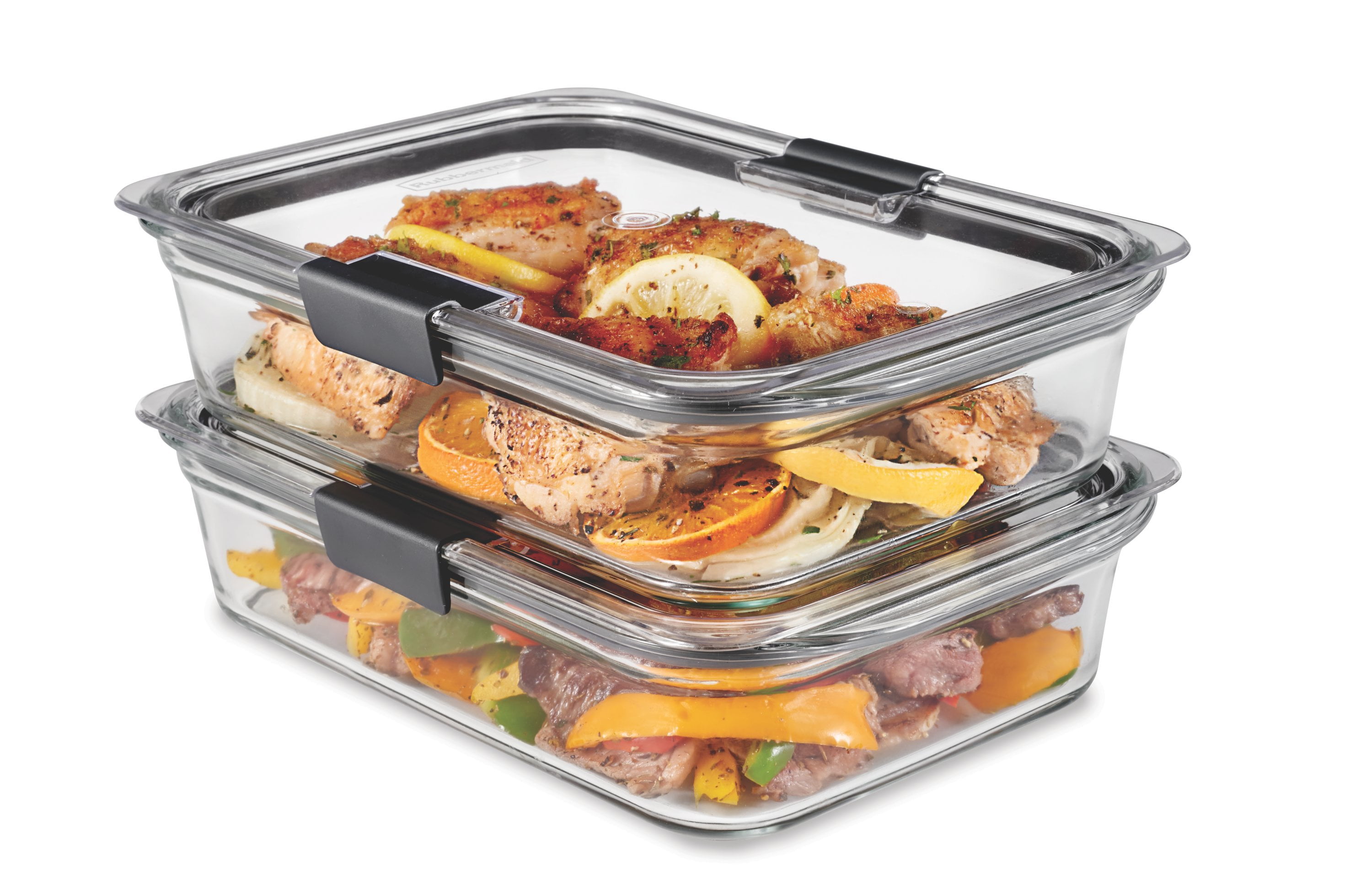 Rubbermaid glass containers discount