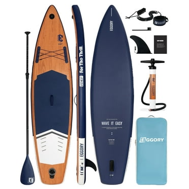 EGGORY  Inflatable Paddle Boards 11ft Stand Up Paddle Boards with Premium SUP Paddle Board Accessories for Youth & Adults