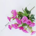 thumbnail image 5 of Tuelaly Realistic Imitation Flower Vivid Fresh-keeping Refreshing Simulation Petunia Flower Home Decor, 5 of 7