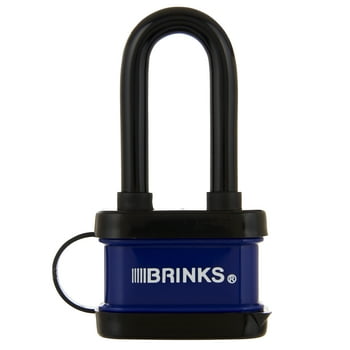 Brinks Weather Resistant Laminated Steel Padlock, 40mm Body with 2 inch Shackle