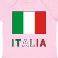 thumbnail image 4 of Inktastic Italy Flag & Italia Black Border Boys or Girls Baby Bodysuit, 4 of 5