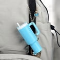thumbnail image 5 of Mini Tumbler Keychain, Cute Cup Keychain Chapstick, School Bag Key Ring Handbag Backpack Keychain (Blue), 5 of 6