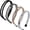 Black, Grey, Silver, Champagne, variant on 4 Pieces Rhinestone Hair Band Double Crystal Side Band Imitation Diamond Crystal Hoop Headband Thin Headband for Women Hair Accessory(White, Pink, Light Blue, Light Purple)