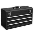 thumbnail image 1 of Costway Portable Tool Chest Box Storage Cabinet Garage Mechanic Organizer 3 Drawers Black, 1 of 10