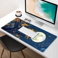 thumbnail image 4 of Oliegs Boxbollen Large Gaming Pad Nature Theme 35.4 X 15.7 In Desk Pad Rubber Long Computer Mousepad Thin Extended Full Size Desk Mat For Desktop Laptop Wireless Mice Walking, 4 of 5