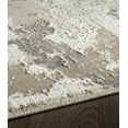 thumbnail image 4 of 8' x 10' Dark Grey Cream Textured Abstract Rug, 4 of 4