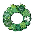 thumbnail image 1 of Decoración de de del Día de la Madera de la Madera Decoración de Shamrock Friend Ornament Hanging Ornament, 1 of 9