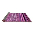 thumbnail image 2 of Ahgly Company Indoor Round Abstract Purple Modern Area Rugs, 7' Round, 2 of 4