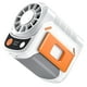 thumbnail image 1 of Ventiladores para el hogar, ventilador portátil de cintura, 6000 mAh, recargable, funciona las 24 horas, 3 velocidades (1-100), apto para exteriores, trabajo, granja, viajes, ciclismo., 1 of 9
