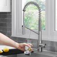 thumbnail image 2 of KRAUS Oletto 2-in-1 Commercial Style Pull-Down Single Handle Water Filter Kitchen Faucet for Reverse Osmosis or Water Filtration System in Spot-Free Stainless Steel, 2 of 19