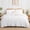 Cream, variant on RUIKASI 7 Pieces Queen Comforter Set with Sheets, Black Bed in a Bag Queen with Comforter and All Season Sheets, Pillowcases & Shams