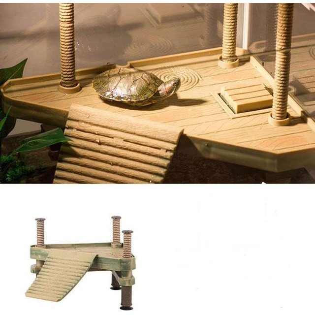 nipocaio Accessoire d'Aquarium de Plate-Forme de Tortue - 1 PC de Plate-Forme Flottante de Grenouille de Tortue de Reptile, Plate-Forme de Repos d'Aquarium, Accessoire de Réservoir