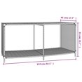 thumbnail image 5 of vidaXL Hot Tub Surround Grey Poly Rattan and Solid Wood Acacia, 5 of 5