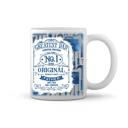 Greatest Dad Mug, Father'S Day Gift, Father'S Day Mug, Dad Birthday