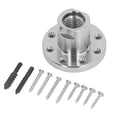 thumbnail image 2 of Placa Frontal De Torno, 0,4 Pulgadas De Espesor, Suave, Fácil De Montar, Placa Frontal De Torno Rígida De 3 Pulgadas Con 10 Tornillos Para Kit De Herramientas De Torneado De, 2 of 7