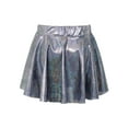 thumbnail image 2 of iiniim Kids Girl's Shinny Skater Skort Ballet Dance Athletic Mini Skirt Dancewear Costume 2-16 Black 6-8, 2 of 7