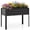 Black, variant on Costway 2 PCS Raised Garden Bed with Legs, Electro-Coating Metal Large Elevated Planter Box Black