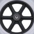 thumbnail image 4 of Wheelchair Front Wheel 10in Walker Caster Tire Flat Free Accessory 12mm 10x2 6001, 4 of 4