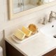 thumbnail image 5 of Jabonera con Bandeja de Drenaje | Organizador para Fregadero de Cocina y Jabonero de Baño con Orificios de Drenaje | Estante Compacto de Plástico para Guardar Esponjas y Estropajos, 5 of 6