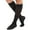 Black, variant on Made in USA - Unisex Compression Stockings 20-30mmHg for Edema - Beige, Medium