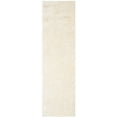 thumbnail image 3 of SAFAVIEH Paris Darwin Plush Polyester Shag Runner Rug, Ivory, 2'3" x 8', 3 of 6