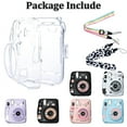 thumbnail image 5 of Instax Mini 11 Case, Clear Protective Camera Case for Fujifilm Instax Mini 11 with Upgraded Film Mini Pouch, Instax Camera Accessories with Shoulder Strap & Sticker, 5 of 7