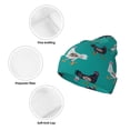 thumbnail image 3 of Lsque Funny Chicken Pattern Knitted Beanie, Unisex Winter Hat, Knit Hat Winter Beanies Thick Fisherman Beanies Cuffed Plain Skull Caps, 3 of 6