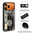 thumbnail image 2 of WIRESTER Shockproof Soft Rubber Cover Case for Apple iPhone 17 Pro Max 6.9" 2025, Retro Clear Cassette Tape Hip Hop, 2 of 5