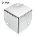 thumbnail image 3 of Uxcell Metal Box Corner Protectors Box Edge Guard Protector 50 x 50 x 50mm Silver Tone 24pcs, 3 of 5