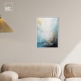 thumbnail image 3 of Blue Sea Of Punta Cana Blue Abstract Canvas Wall Art by Art Remedy, White Floater Frame, 16"x24", 3 of 7