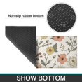thumbnail image 6 of Pioneer Flower Floral Print Pattern Anti Fatigue Kitchen Rugs Set Of 2, Non Slip Washable Decorative Floor Mats for Kitchen Sink Laundry, 17"x30" and 17"x47", 6 of 6