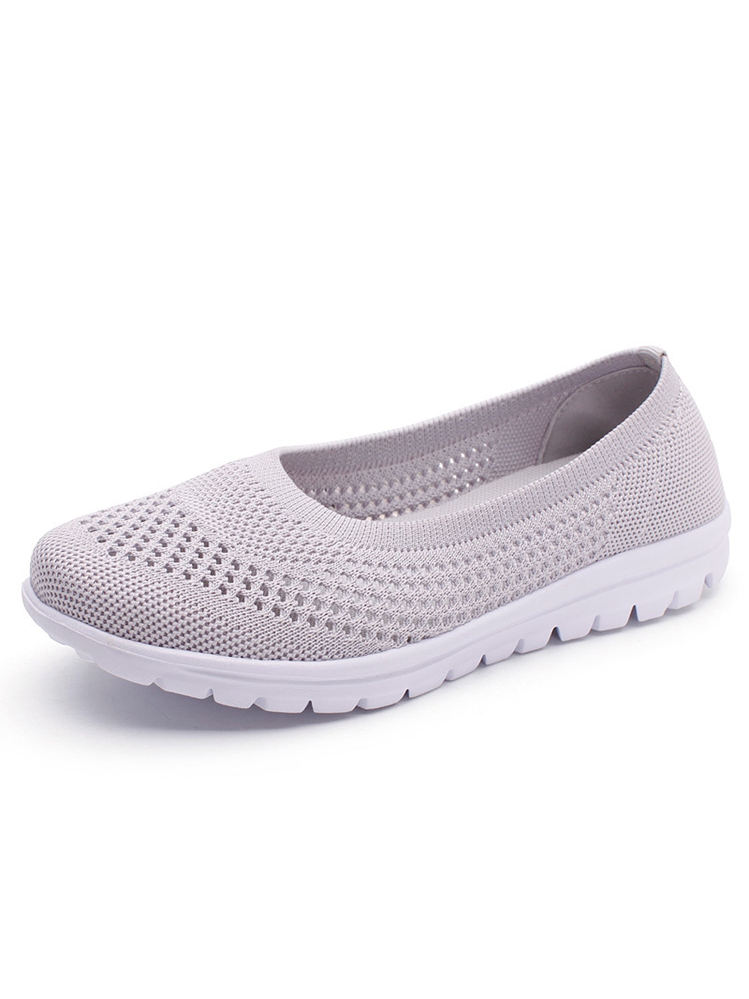 Details about   New Flat-Bottom Mesh Women's Casual Shoes Walking Shoes Non-Slip Sneakers 