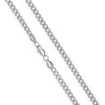 thumbnail image 4 of Crucible Jewelry Men's Rounded Curb Chain Stainless Steel Necklace (5mm) - 24", 4 of 5