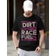 thumbnail image 1 of Dirt Is My Makeup Female Dirt Biking T-Shirt - 100% Cotton, Crew Neck, Black, 220g, S-XXXL, 1 of 8