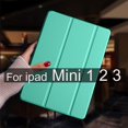 thumbnail image 1 of For ipad mini 5 4 3 2 1 Case Leather Stand Smart Tablet Cover Skin For iPad Mini 4 Case Mini 2 3 1 Mini 5 2019 Protective Shell Mini 123 Mint green, 1 of 6