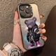 thumbnail image 3 of Case for IPHONE11 12 Color Silver Laser 3PROMAX 14PRO 15 15PRO Personality Anti-drop 15PROMAX Tide Cool Bear Mobile Phone Case, 3 of 5