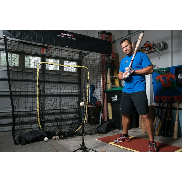 Hitzem Baseball Softball Garage Door Practice Hitting Net Com Hitzem Baseball Softball Garage, Garage Door Batting Net